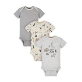 Gerber Organic Baby Unisex Bodysuit - 3 Packs