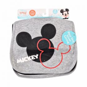 Disney Mickey Mouse Stay Dry Soak Free Baby Boy Bibs - 3Pks