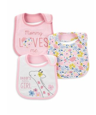 Carter's Child Of Mine Soak Free Baby Girls Feeding Bib