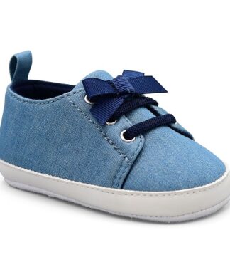 Carter's Child Of Mine Newborn Baby Girl Chambray Sneaker Shoe