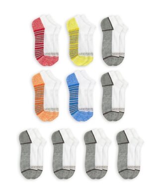 Fruit Of The loom Boys Socks , No Show Zone -10 Pairs