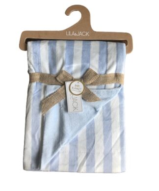 Lila & Jack Soft Mink Stripped Baby Boys Blanket