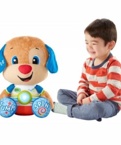Fisher Price Laugh & Learn So Big Puppy, Large Musical Plush Learning Toy:
