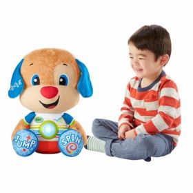 Fisher Price Laugh & Learn So Big Puppy, Large Musical Plush Learning Toy: