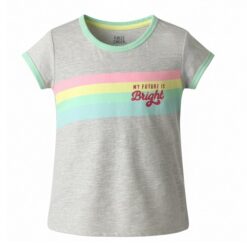 Falls Creek Girls Short Sleeve T-Shirt - Grey.