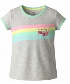 Falls Creek Girls Short Sleeve T-Shirt - Grey.