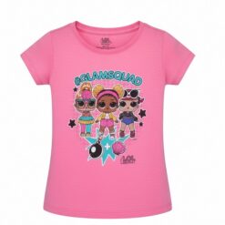 LOL Glamsquad Girls Short Sleeve T-Shirt - Pink