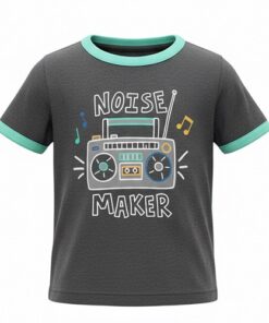 Falls Creek Baby Boy & Toddler Noise Maker Short Sleeve T-Shirt