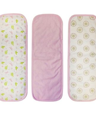 Parent's Choice Baby Girls Soft & Absorbent Burp Cloths