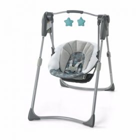 Graco Slim Spaces Compact Baby Swing, Space-Saving Design, Tilden: