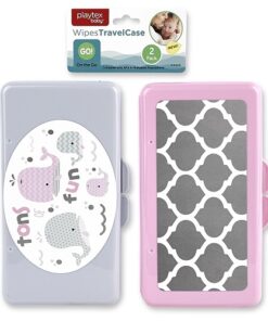 Playtex 2 Pack Baby Wipes Plastic Travel Case