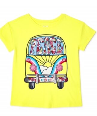 365 Kids by Garanimals  Girls Hippie Van Short Sleeve T-Shirt