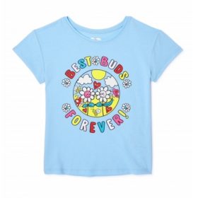 365 Kids by Garanimals  Girls Best Buds Short Sleeve Tshirt Top