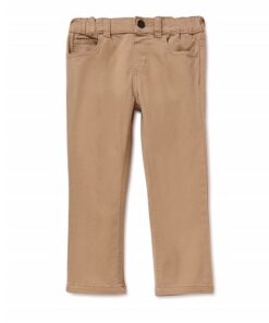 Garanimals Toddler Boys Slim Twill Trouser Pants - Brown