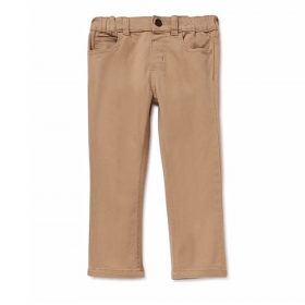 Garanimals Toddler Boys Slim Twill Trouser Pants - Brown