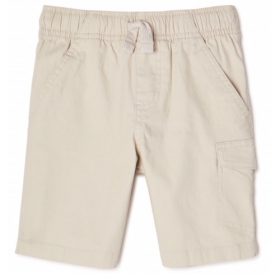 365 Kids Boys Solid Cargo Shorts - Nude