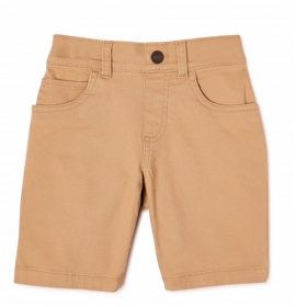 365 Kids Boys Twill 5 Pocket Shorts - Carton Brown