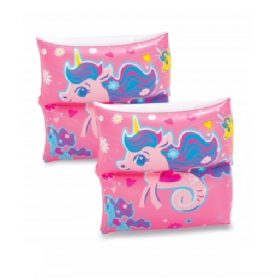 Play Day Inflatable Kids Swimming Arm Band Floater- Pink Sea Unicorn