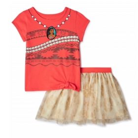 Disney Moana Toddler Girls Top & Tutu Skirt Set