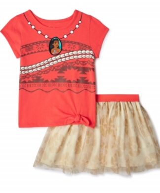 Disney Moana Toddler Girls Top & Tutu Skirt Set