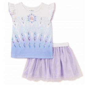Disney Frozen Toddler Girls Top & Tutu Skirt Set