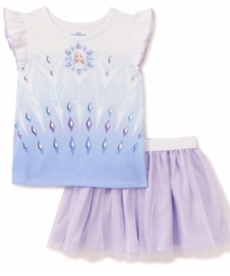 Disney Frozen Toddler Girls Top & Tutu Skirt Set