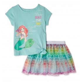 Disney Ariel Toddler Girls Top & Tutu Skirt Set