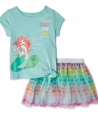 Disney Ariel Toddler Girls Top & Tutu Skirt Set