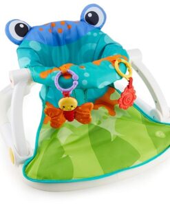 Fisher Price Deluxe Learning Sit Me Up Floor Activity Baby Seat - Frog