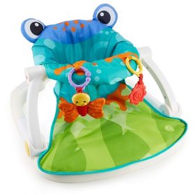 Fisher Price Deluxe Learning Sit Me Up Floor Activity Baby Seat - Frog