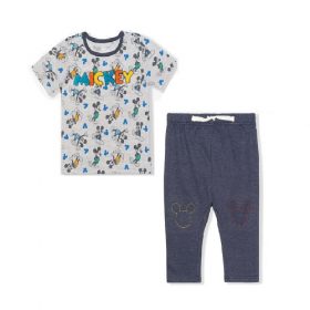 Disney Mickey Mouse Baby Boys T-Shirt & Pants Outfit