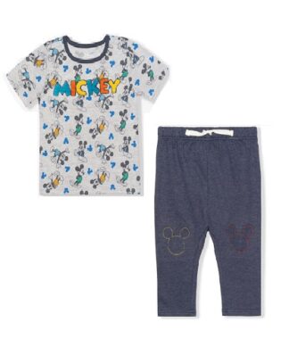 Disney Mickey Mouse Baby Boys T-Shirt & Pants Outfit
