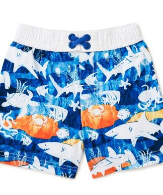 Wonder Nation Baby & Toddler Boys Swimming Trunk Shorts - Hammerhead