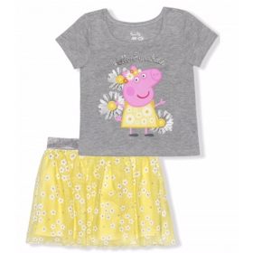 Peppa Pig Toddler Girls Top & Tutu Skirt Set