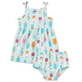 Wonder Nation Baby Girls Popsicle Sleeveless Dress 2pc