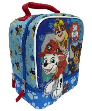 Nickelodeon Kids Paw Patrol Dual Compartment Insulated School Lunch Box - Bag