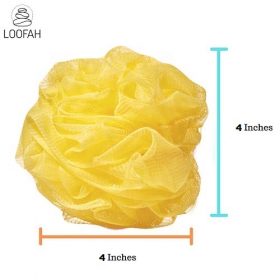 Best Brand Baby & Toddler Bath Pouf Loofah Sponge - Yellow