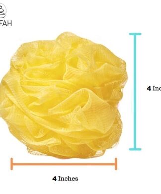 Best Brand Baby & Toddler Bath Pouf Loofah Sponge - Yellow