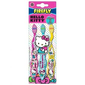 Firefly Hello Kitty Kids Toothbrush Set - 3Pcs
