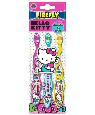 Firefly Hello Kitty Kids Toothbrush Set - 3Pcs