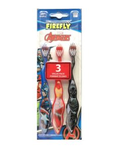 Firefly Avengers Kids Toothbrush Set - 3Pcs