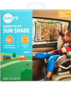 Safefit Adjust To Fit Car Window Sun Block / Shade - Black