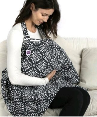 Parent's Choice Baby Breastfeeding Nursing Cover - Black & White