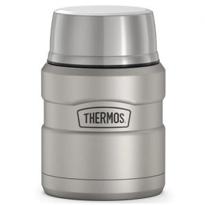 Mainstays Stainless Steel Insulated Food Jar with No Leak Lid