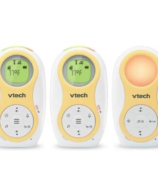 VTech DM1215-2 2 Parent Unit Enhanced Range Digital Audio Monitor with All Unit Rechargable Batteries