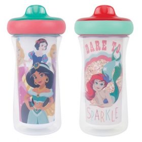 Disney Princess Insulated Toddler Kids Sippy Cup -9oz 2 Pack