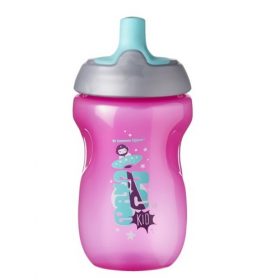 Tommee Tippee Insulated Sportee Toddler Water Bottle Sippy - Fuscia