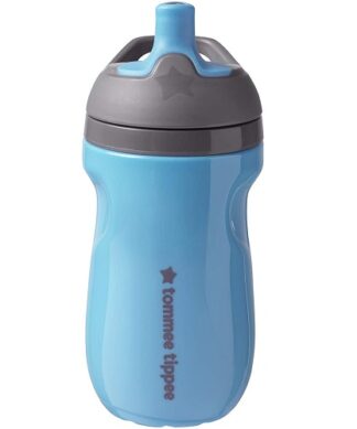 Tommee Tippee Insulated Sportee Toddler Water Bottle Sippy - Blue
