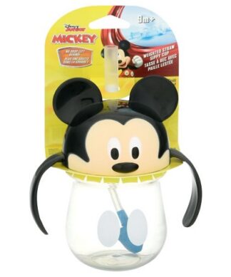 Disney Mickey Mouse Spill Proof Weighted Straw Sippy Cup