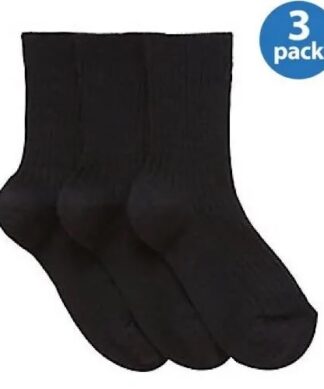 Back to School Unisex Kids School Socks - Black